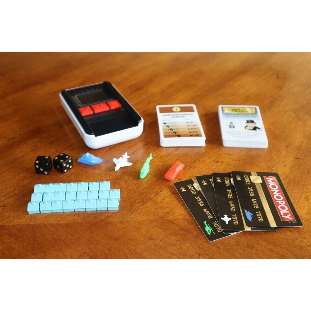 2015 Monopoly Ultimate Banking Replacement Electronic Unit Credit Cards Tokens